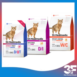[1.5 kg] Thức Ăn Hạt Cho Mèo Trưởng Thành Dr. Healmedix Hỗ Trợ Đường Ruột/Sỏi Thận/Cân Nặng