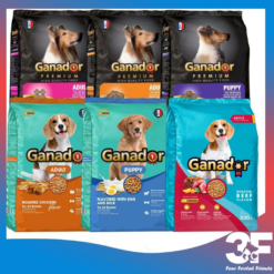 [3kg] Thức Ăn Hạt Cao Cấp Dành Cho Chó Ganador Nhiều Vị